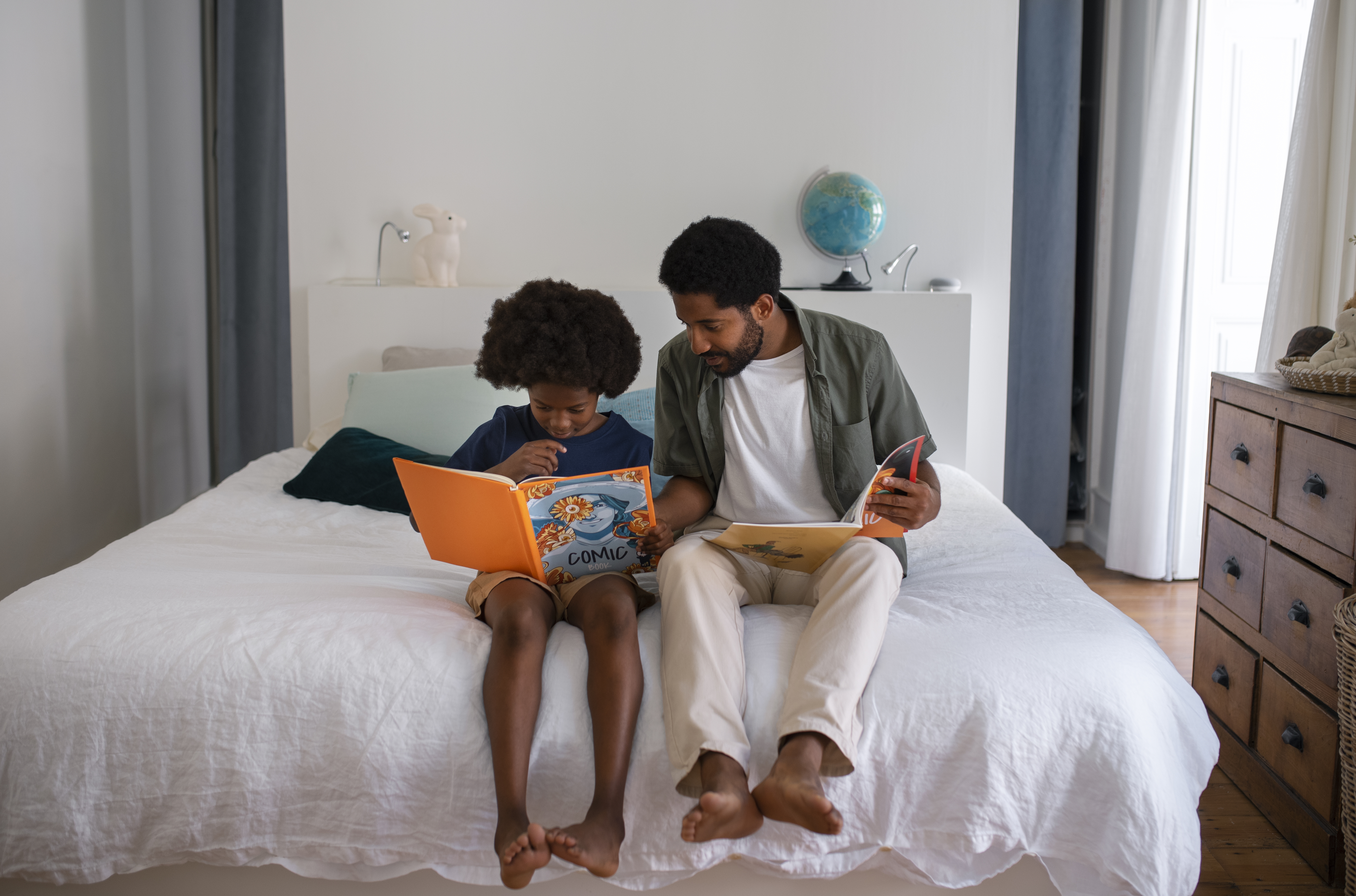 Chambre moderne avec matelas de qualité supérieure